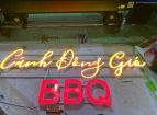 Bền LED nổi Nhà hàng BBQ Cánh đồng gió