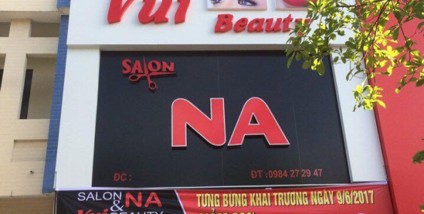 Biển hiệu thẩm mỹ NA