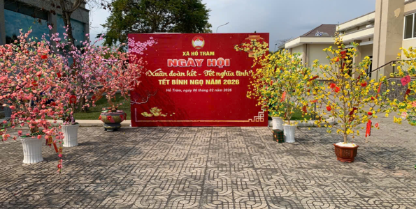 In ấn, thiết kế cho hội xuân xã  Hồ Tràm 
