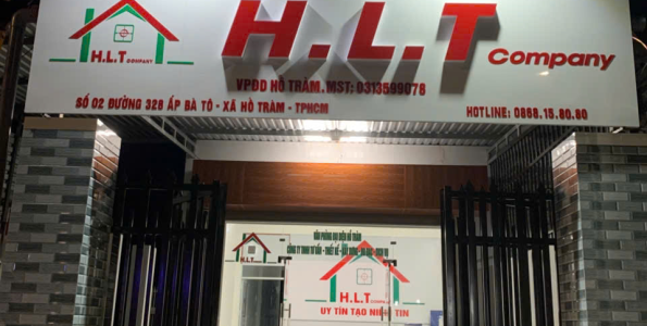 Biển hiệu cty H.L.T